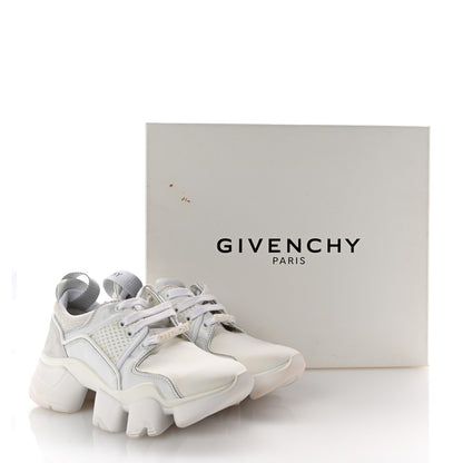 Givenchy Neoprene Suede Mesh Baisse Jaw Low Sneakers 37 White 12 of 12