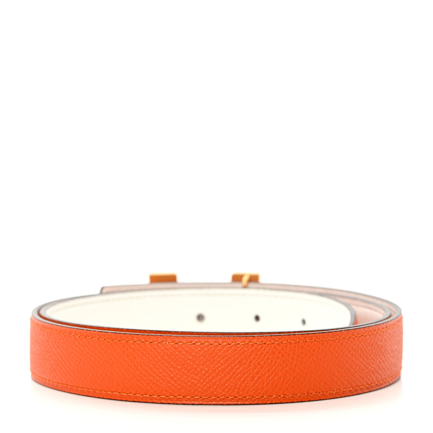 Epsom 24mm Constance Belt 90 Orange White