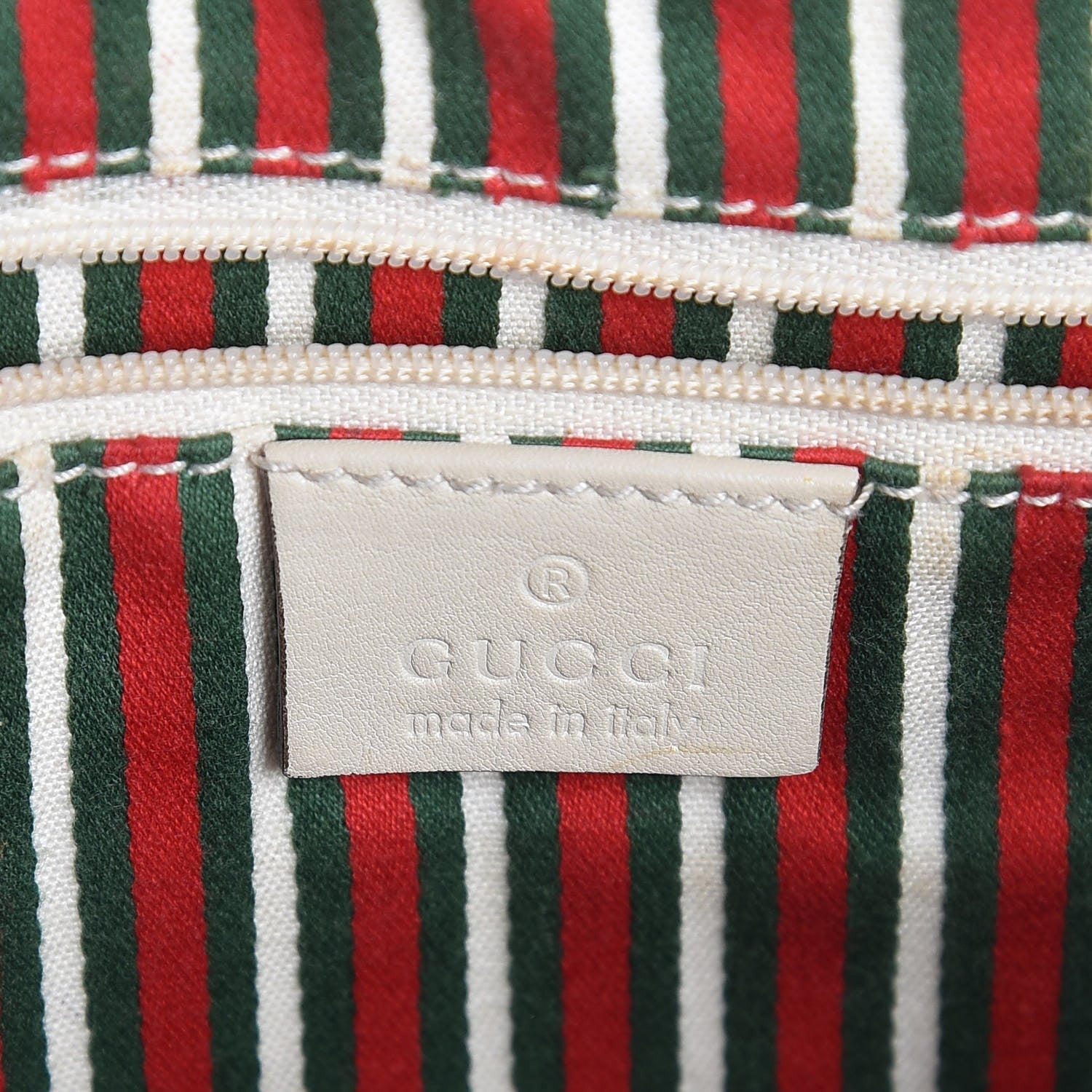 Gucci Monogram Medium New Britt Tote Off White 6 of 14