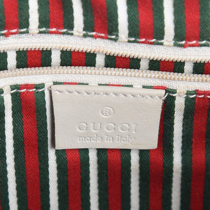 Gucci Monogram Medium New Britt Tote Off White 6 of 14