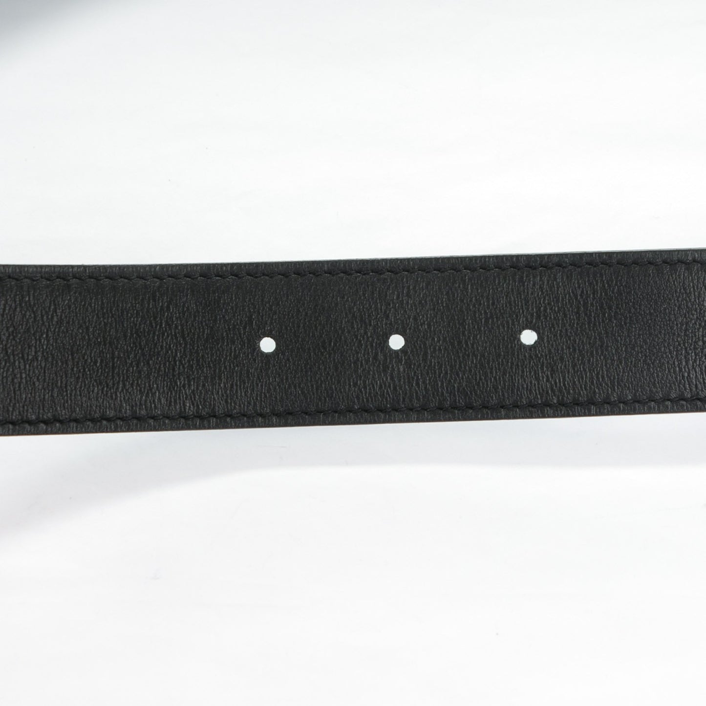 Swift Epsom 32mm H Belt 100 Black Blue Jean