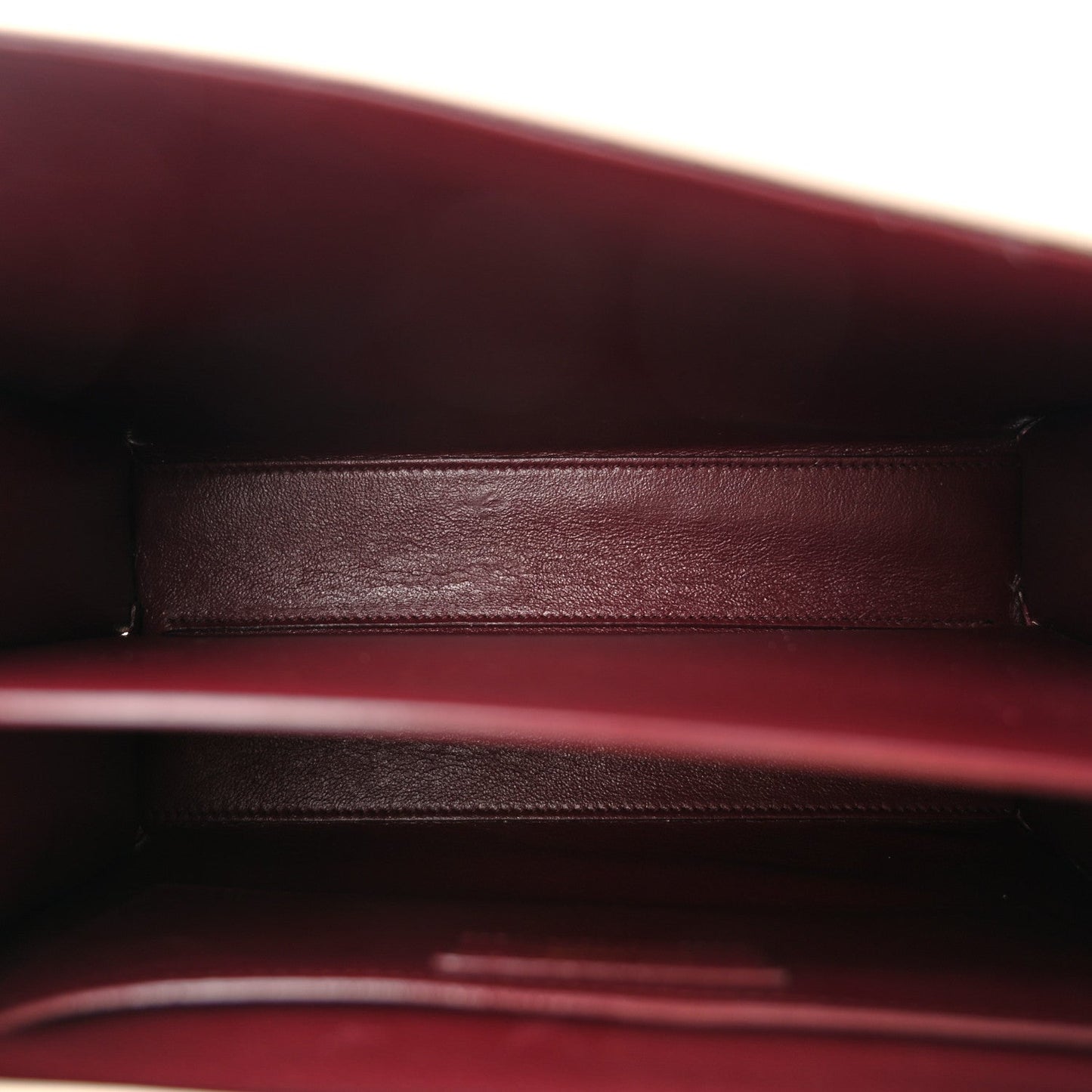 Smooth Calfskin Medium Classic Monogram Cassandra Top Handle Crema Soft Rouge Legion