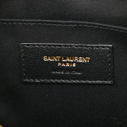 Saint Laurent Suede Matelasse Monogram Lou Camera Bag Cinnamon 6 of 10