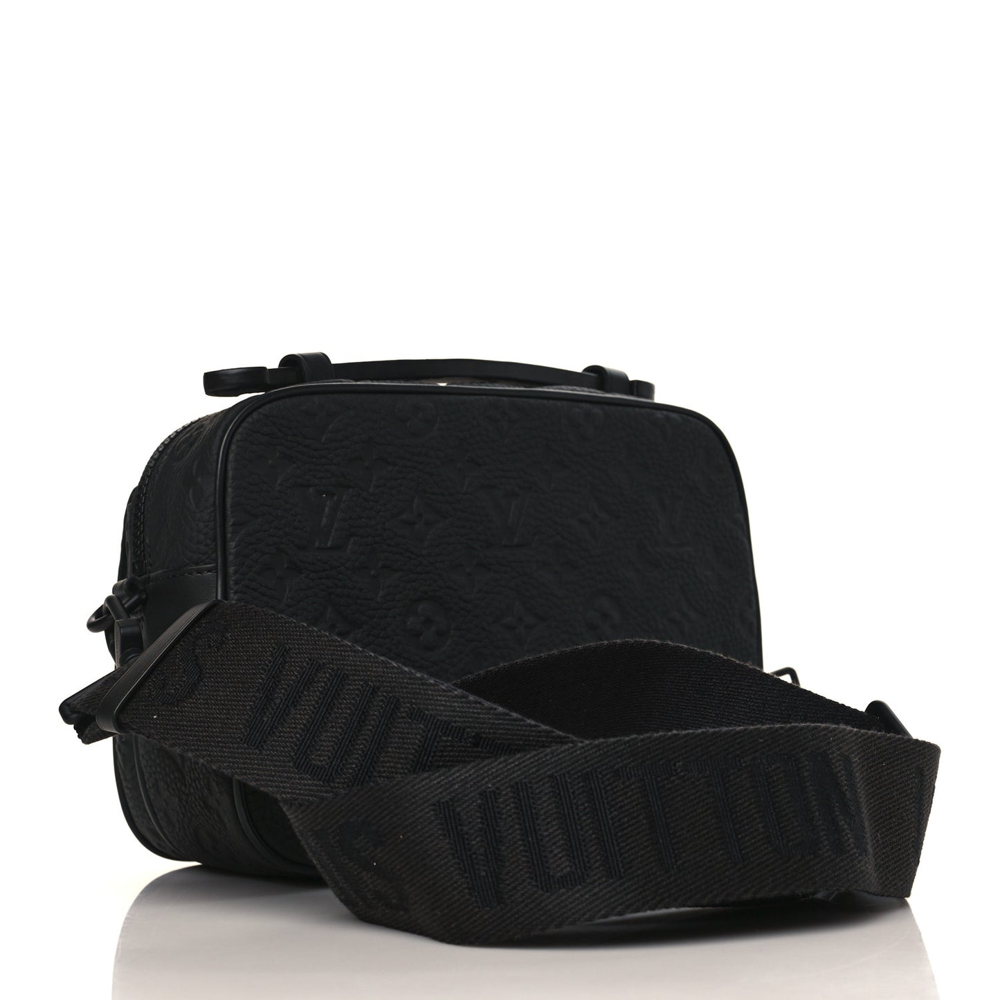 Taurillon Monogram S Lock Messenger Black