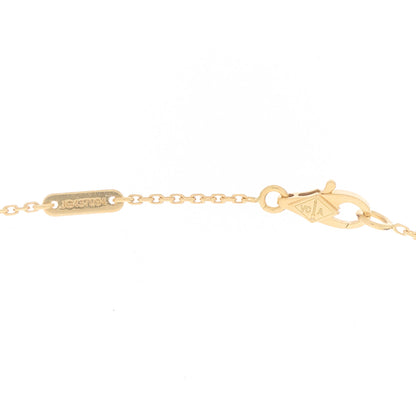 Van Cleef & Arpels 18K Yellow Gold Mother of Pearl Sweet Alhambra Pendant Necklace 5 of 5