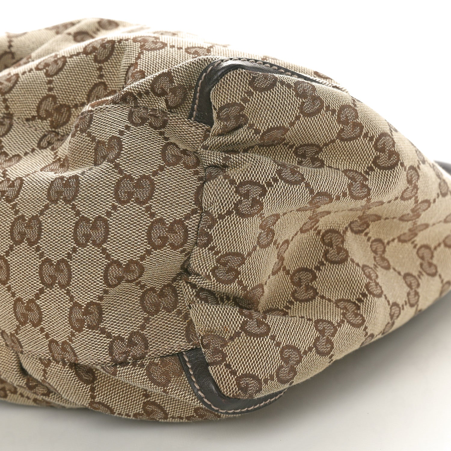 Gucci Monogram Large D Gold Hobo Dark Brown 9 of 9