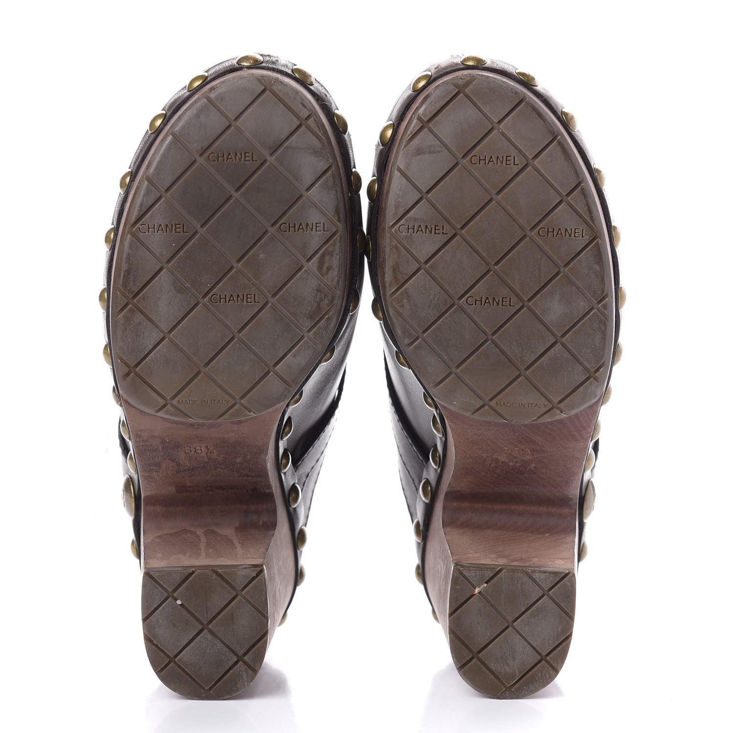 Chanel Calfskin CC Clog 38.5 Brown 7 of 9