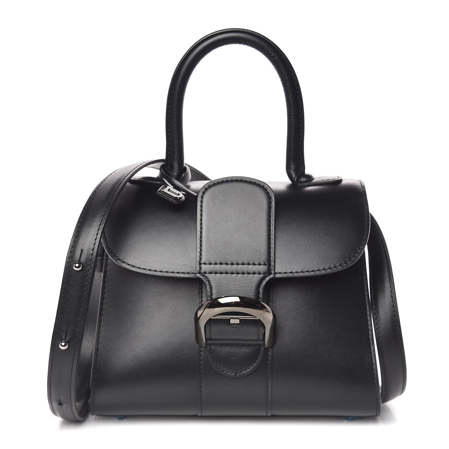 Delvaux Box Calfskin Mini Brillant Satchel Black 1 of 9