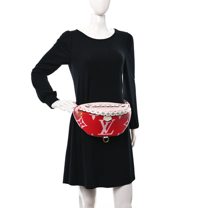 Louis Vuitton Monogram Giant Bumbag Rouge 2 of 8