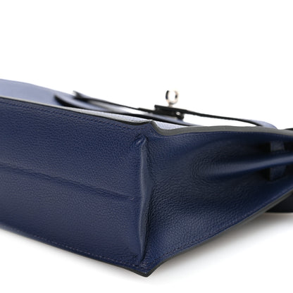 Hermes Evercolor Verso Kelly Danse II Belt Bag Bleu Saphir Bleu France 9 of 10