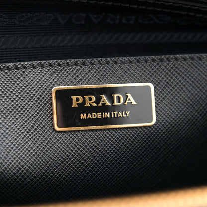 Prada Saffiano Lux Large Galleria Double Zip Tote Black 7 of 14