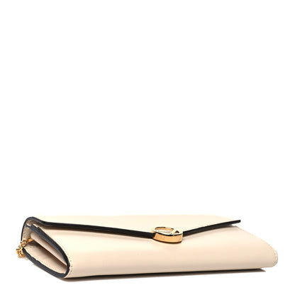 Fendi Vitello Liberty Lucido F is Fendi Continental Envelope Wallet on Chain Camelia 4 of 10