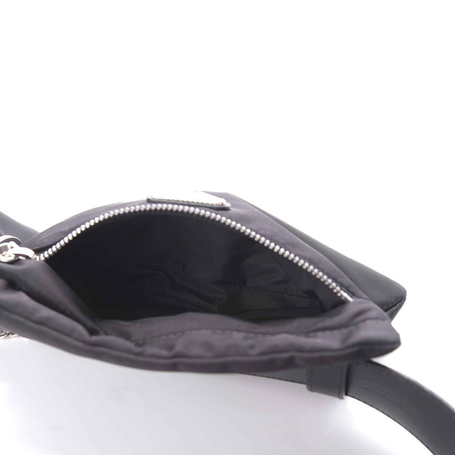 Prada Tessuto Nylon Saffiano Belt Bag 100 40 Black 5 of 9