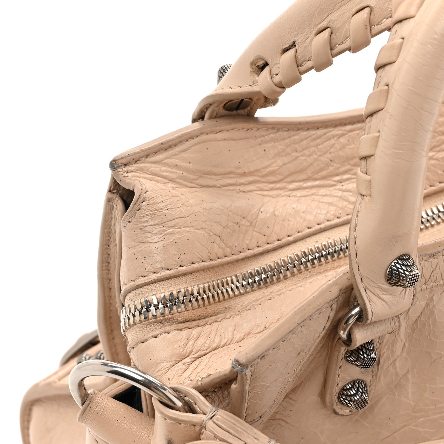 Agneau Arena Neo Cagole Handbag XS Sand Beige