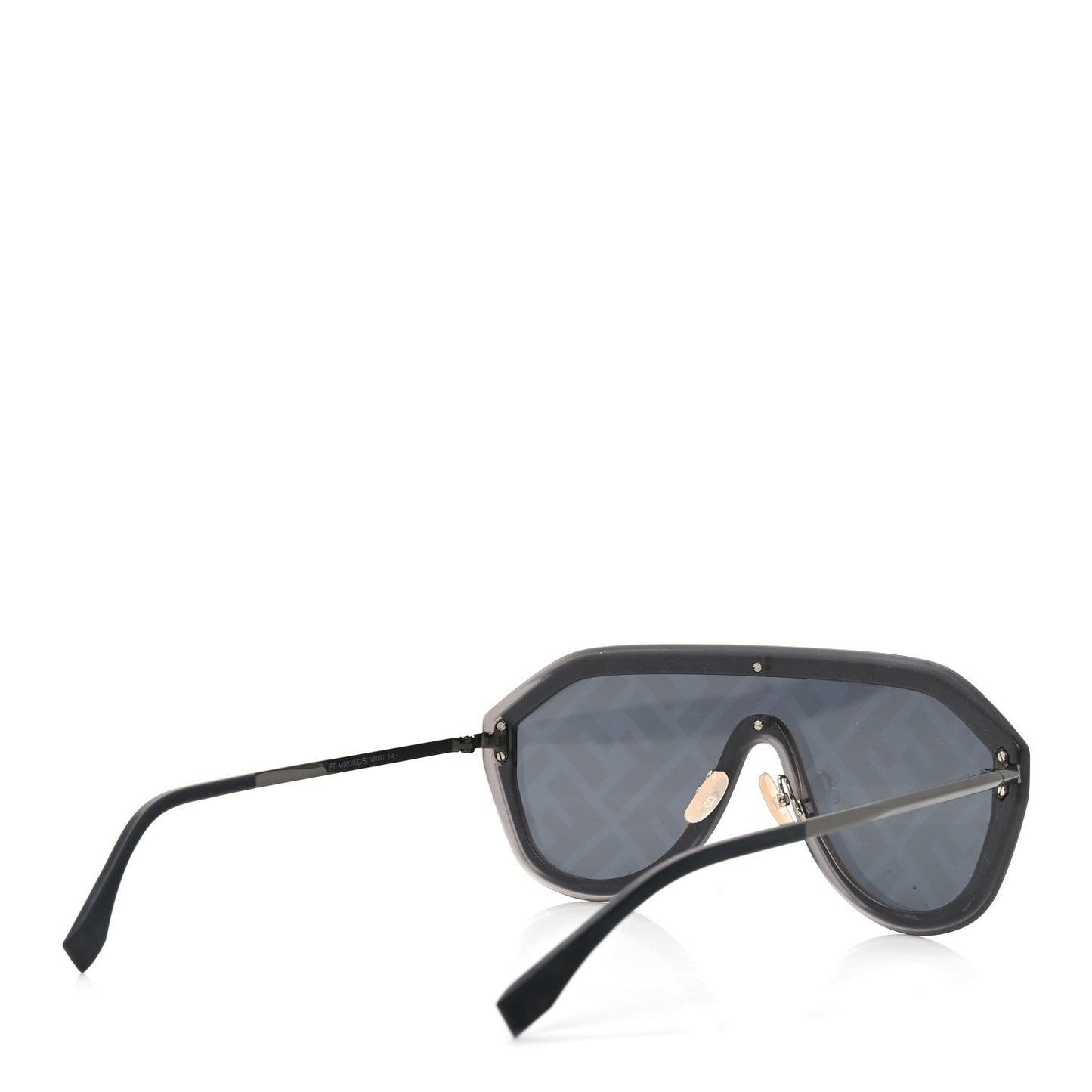 Rubber FF Fabulous Shield Sunglasses FF M0039/G/S Black