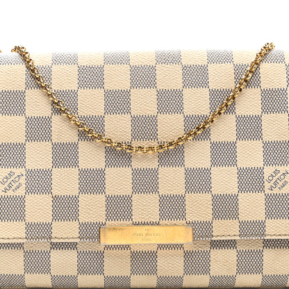 Louis Vuitton Damier Azur Favorite MM 7 of 11