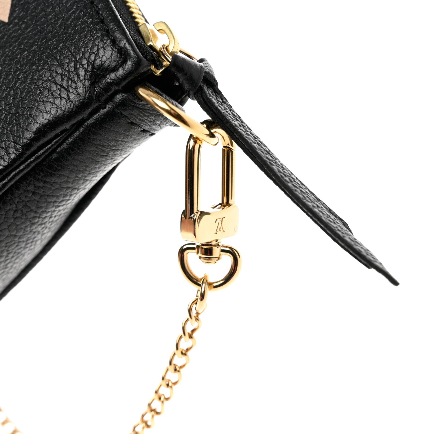 Louis Vuitton Empreinte Monogram Giant Mini Pochette Accessories Black 7 of 7