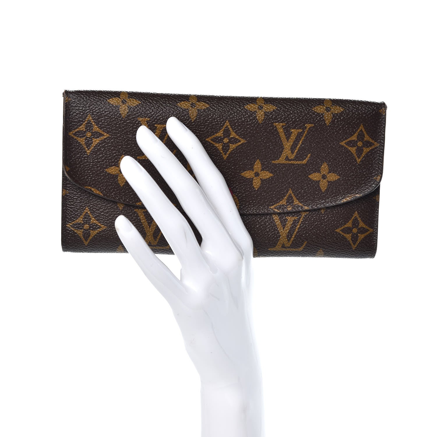 Louis Vuitton Monogram Emilie Wallet Fuchsia 2 of 16