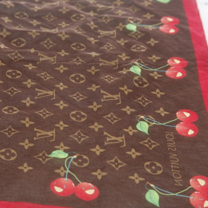 Louis Vuitton Monogram Cerises Bandana Marron 4 of 6