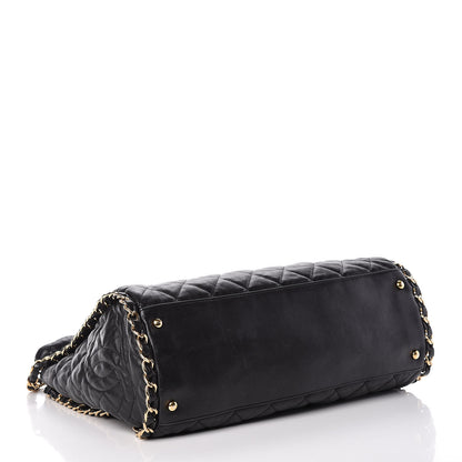 Chanel Calfskin Quilted Large Chain Me Hobo Black 4 of 13