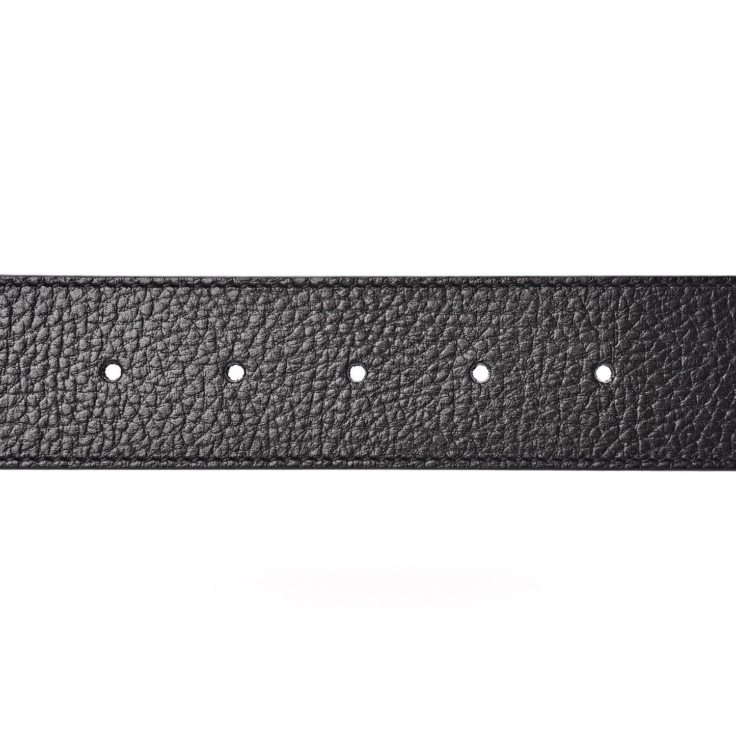 Dollar Calfskin 1973 Reversible Belt 85 34 Black Mineral Blue