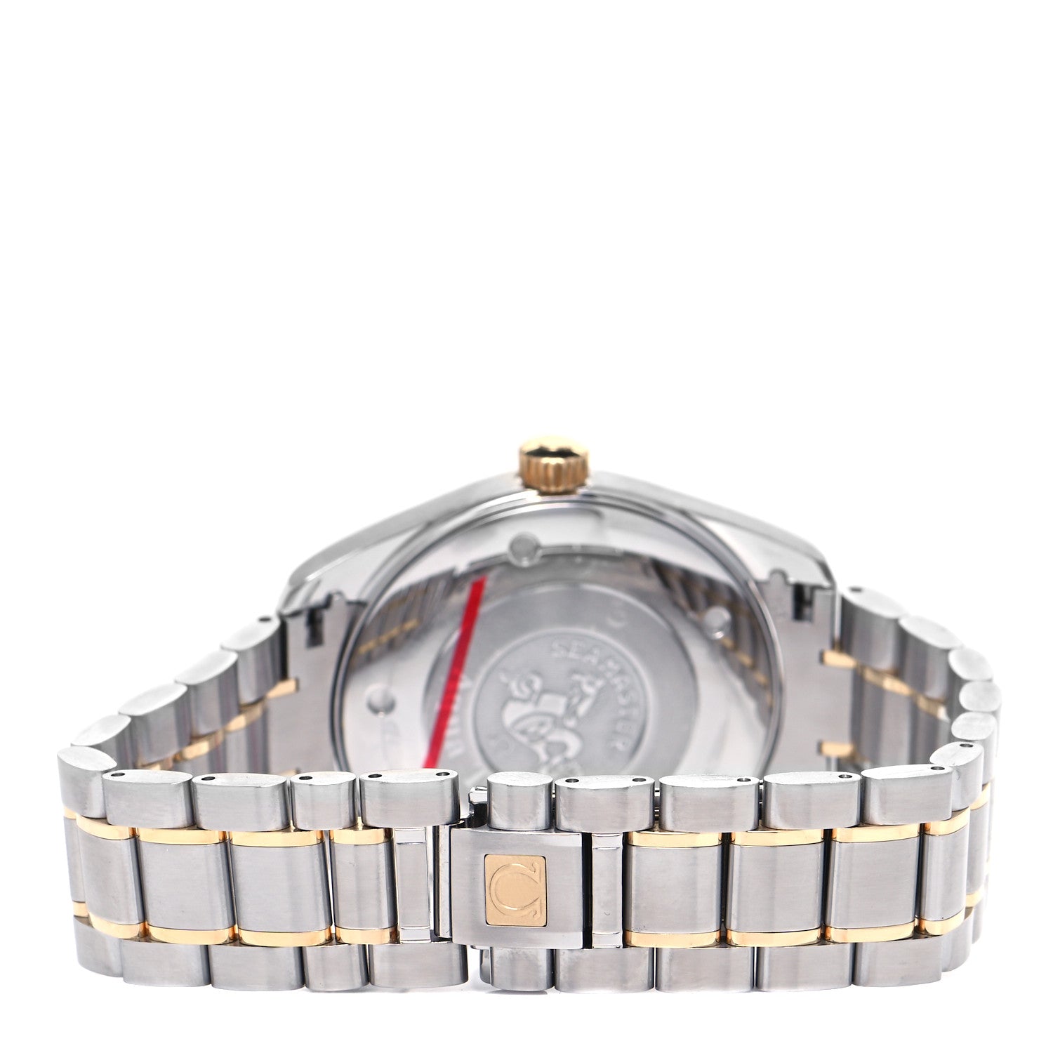 Omega Stainless Steel 18K Yellow Gold 39mm Seamaster Aqua Terra Quartz Watch 2317.30 3 of 4