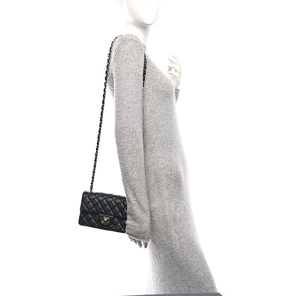 Chanel Lambskin Quilted Mini Rectangular Flap Black 2 of 12