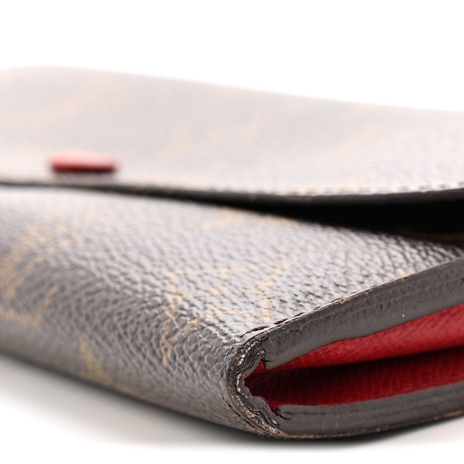Louis Vuitton Monogram Emilie Wallet Rouge 8 of 14