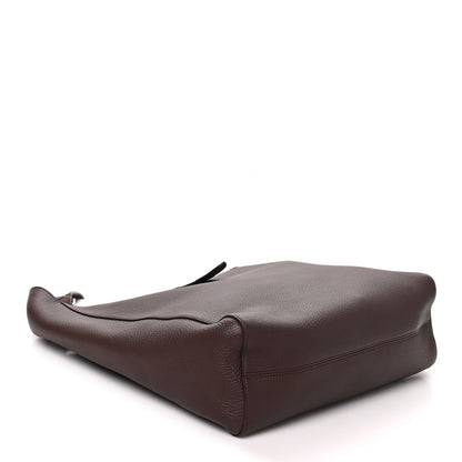The Row Grained Calfskin Blake Hobo Acajou 3 of 8