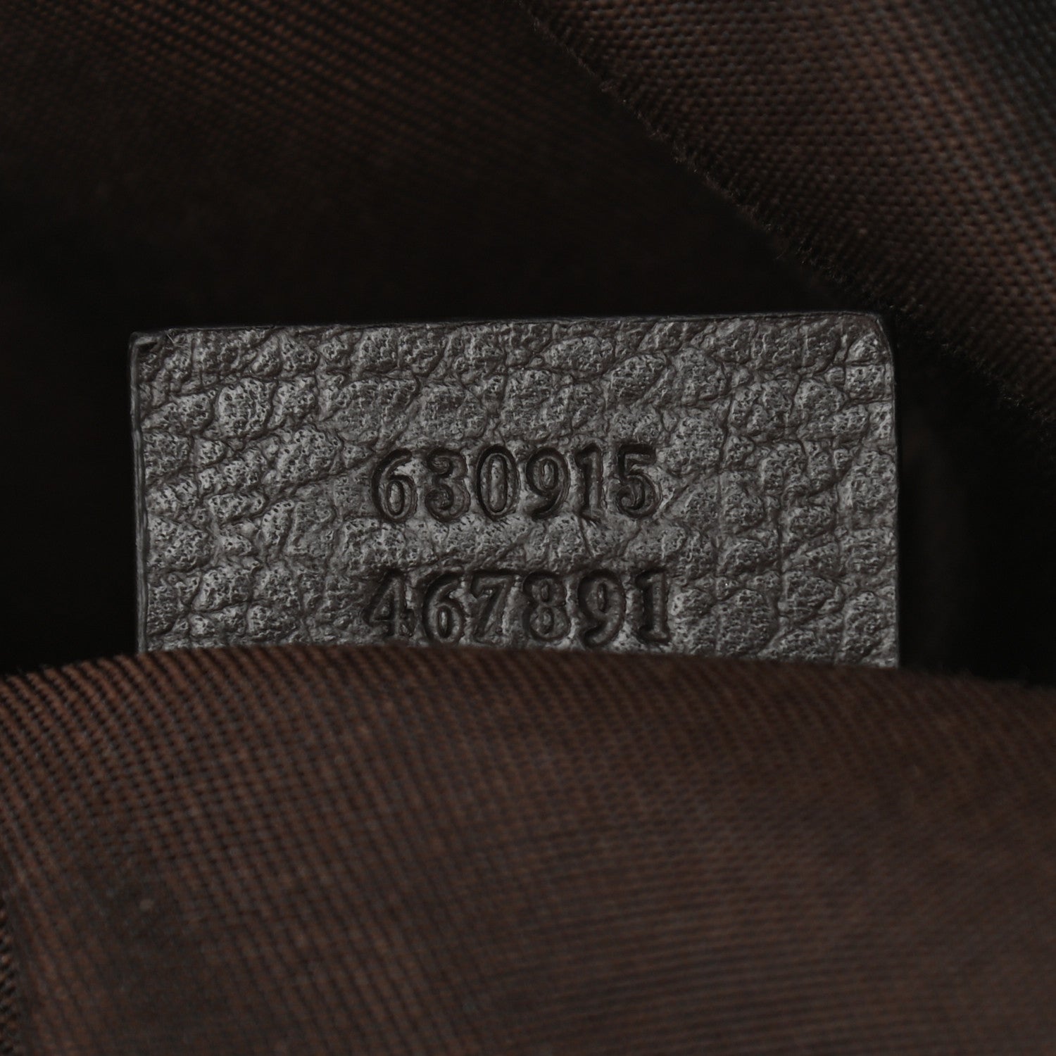 Gucci Monogram Dollar Calfskin Waist Pouch Beige Ebony Testa di Moro Marrone Scuro 7 of 9