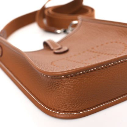 Hermes Taurillon Clemence Evelyne TPM Gold 8 of 10