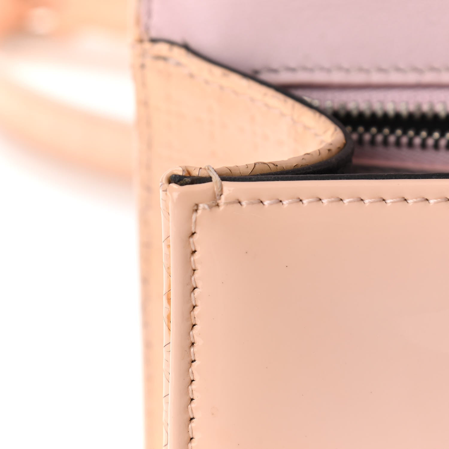 Christian Dior Patent Micro-Cannage Small Diorama Flap Bag Pink 18 of 22