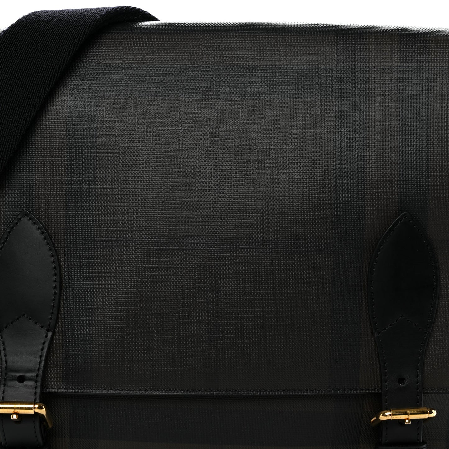 Smoked Check Medium Hendley Messenger Bag Black