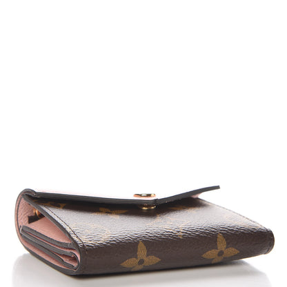 Louis Vuitton Monogram Zoe Wallet Rose Ballerine 4 of 8