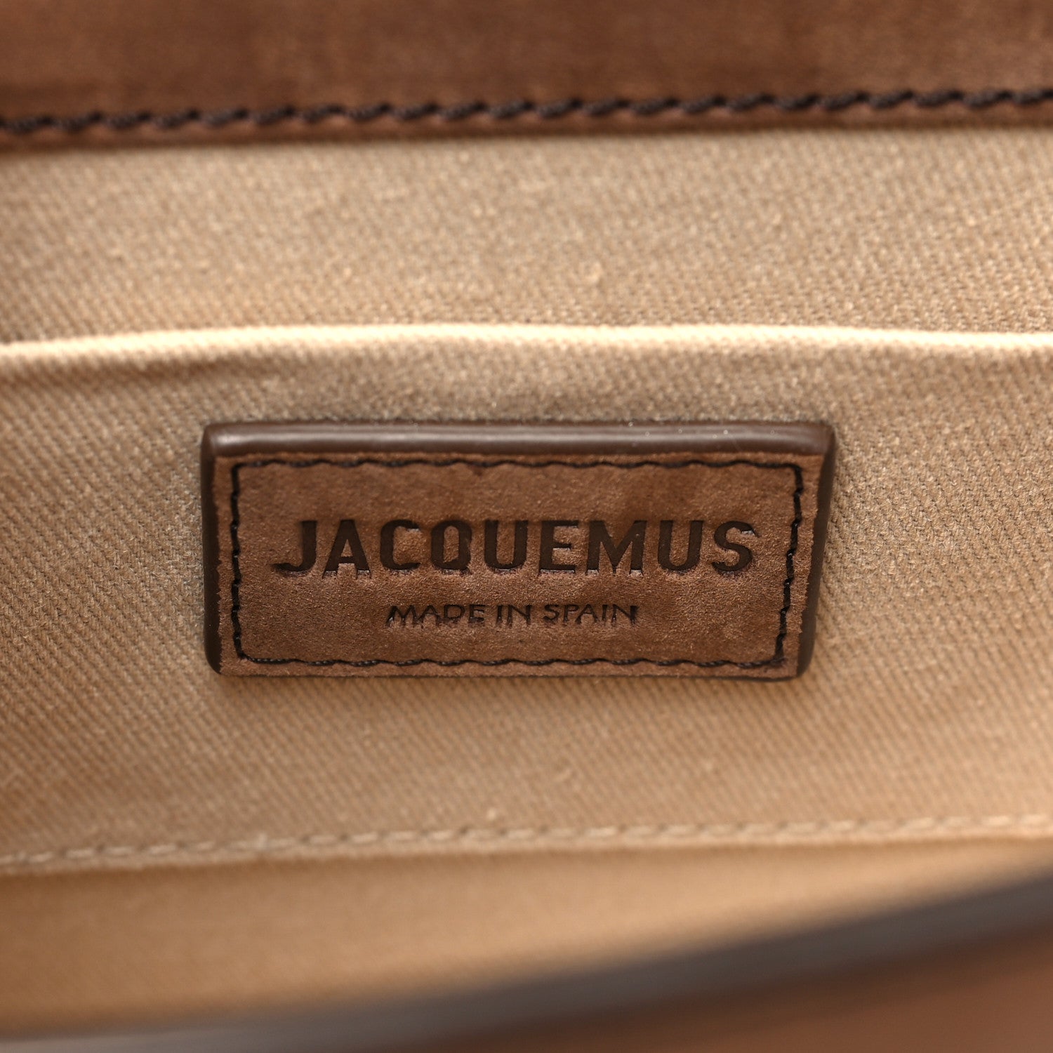 Jacquemus Suede Le Chiquito Noeud Brown 6 of 11