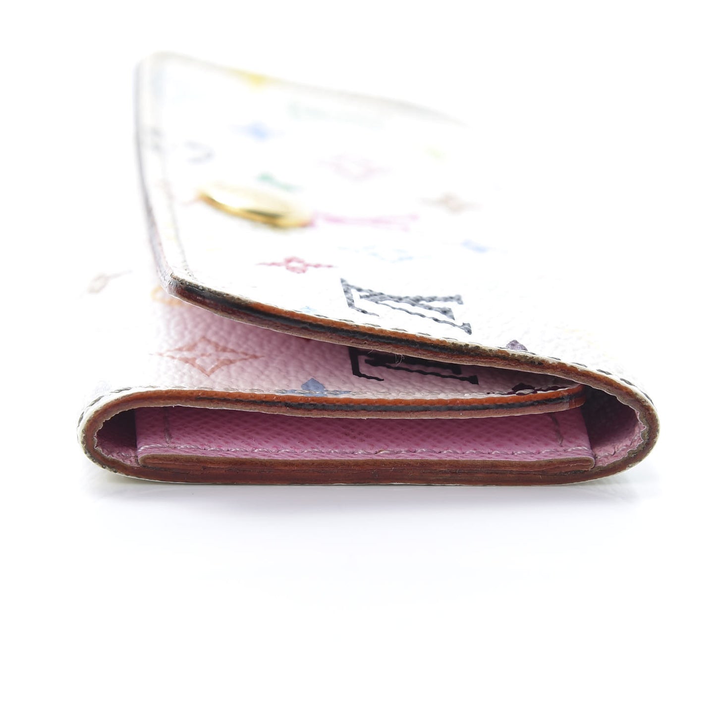 Monogram Multicolor Multicles 4 Key Holder White Litchi
