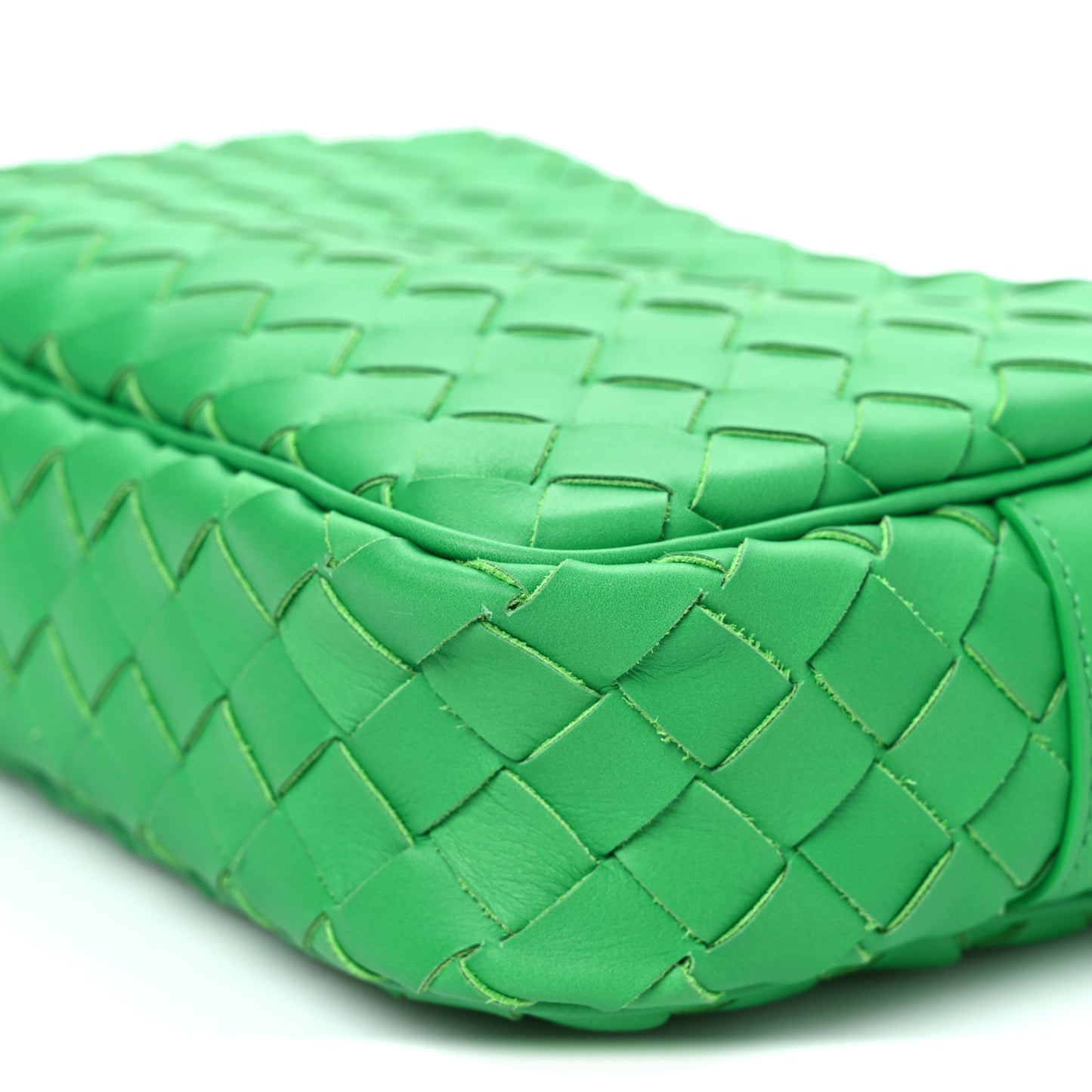Calfskin Intrecciato Small Camera Bag Parakeet