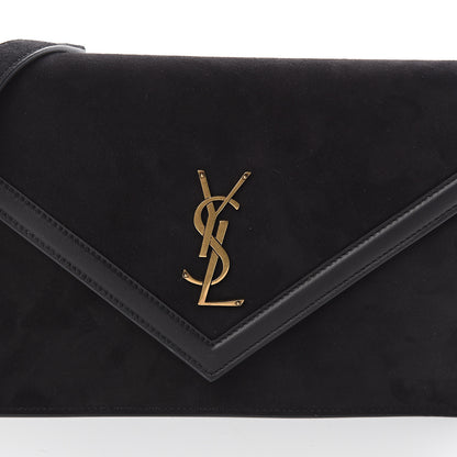 Saint Laurent Suede Calfskin Monogram Le Sept Chain Bag Black 8 of 8