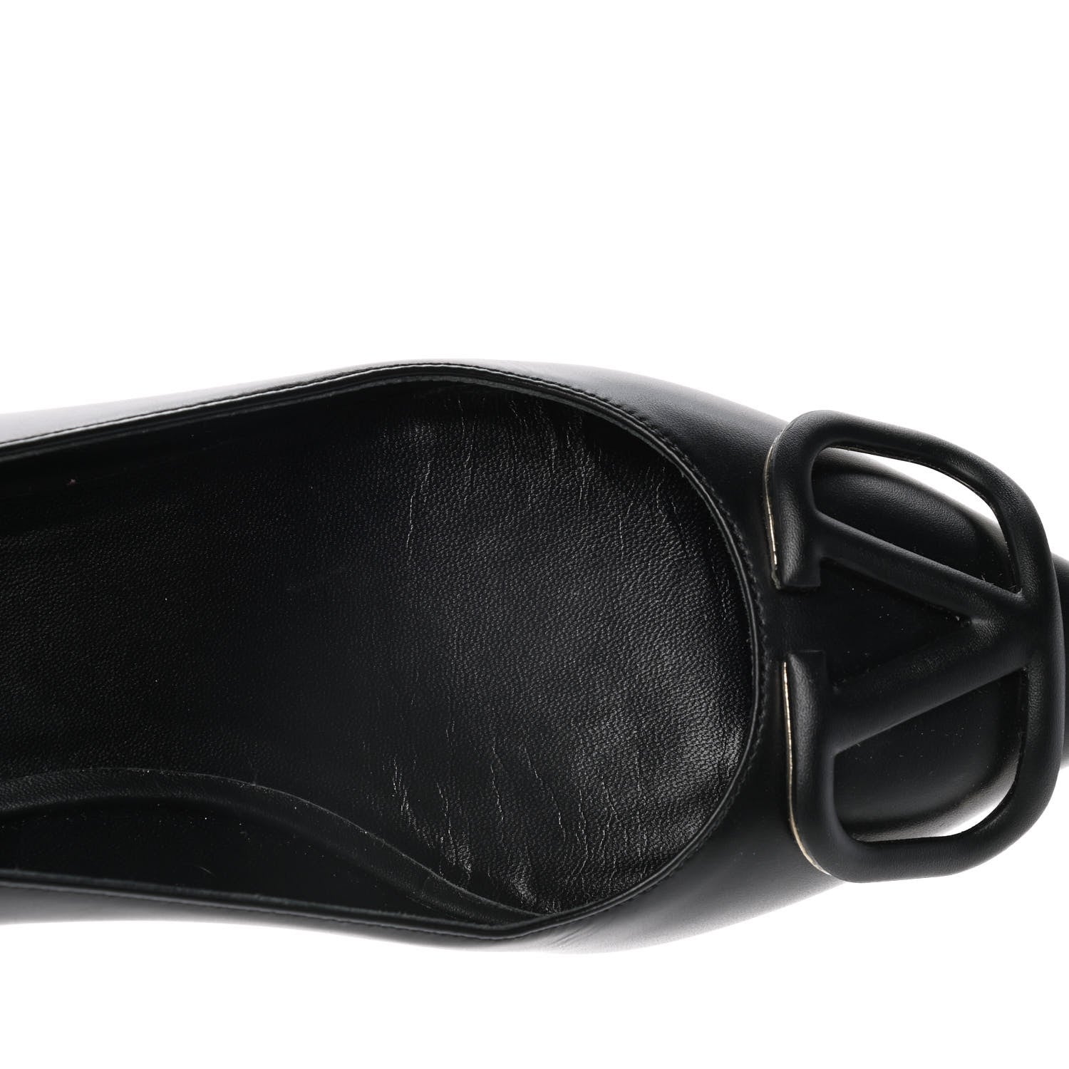 Valentino Garavani Nappa Vlogo Flats 36.5 Black 9 of 13