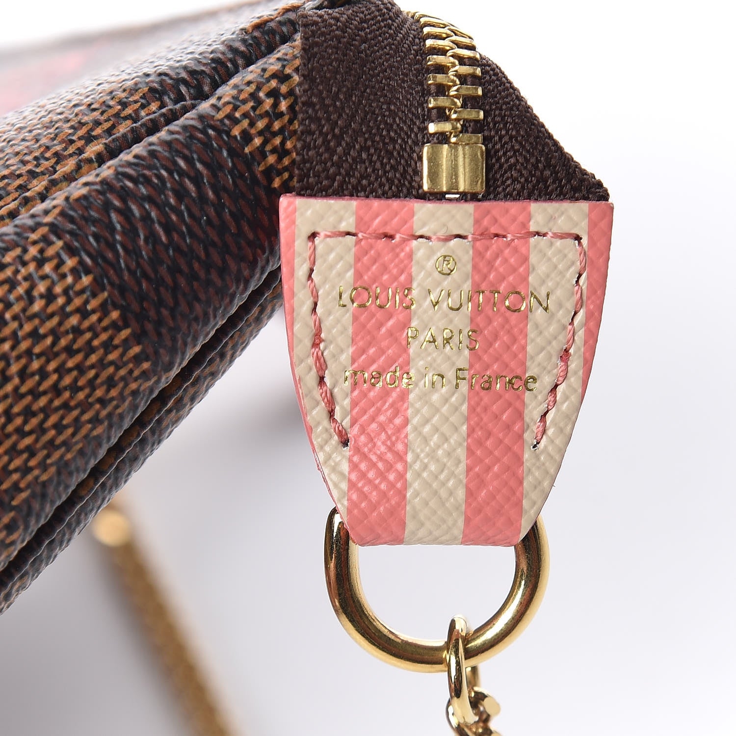 Louis Vuitton Damier Ebene 2014 Christmas Animation Mini Pochette Accessories 6 of 10