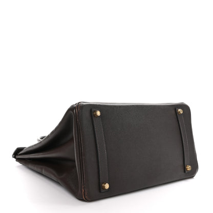 Hermes Courchevel Birkin 35 Chocolate 4 of 11
