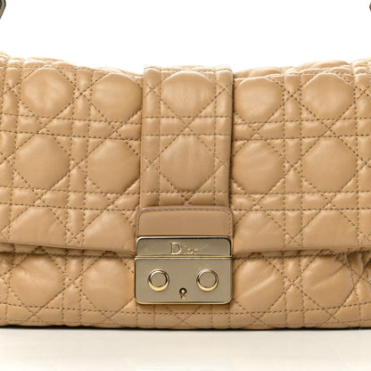 Christian Dior Lambskin Cannage New Lock Flap Beige 8 of 18