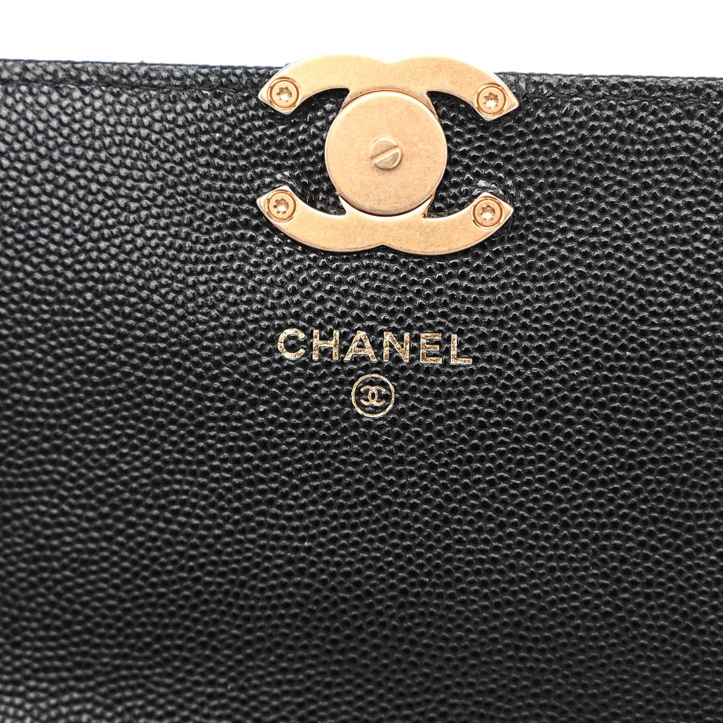 Caviar Quilted Mini Bracelet On Chain Wallet On Chain WOC Black
