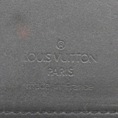 Louis Vuitton Mat Monogram Medium Ring Agenda w Inserts Black 7 of 8