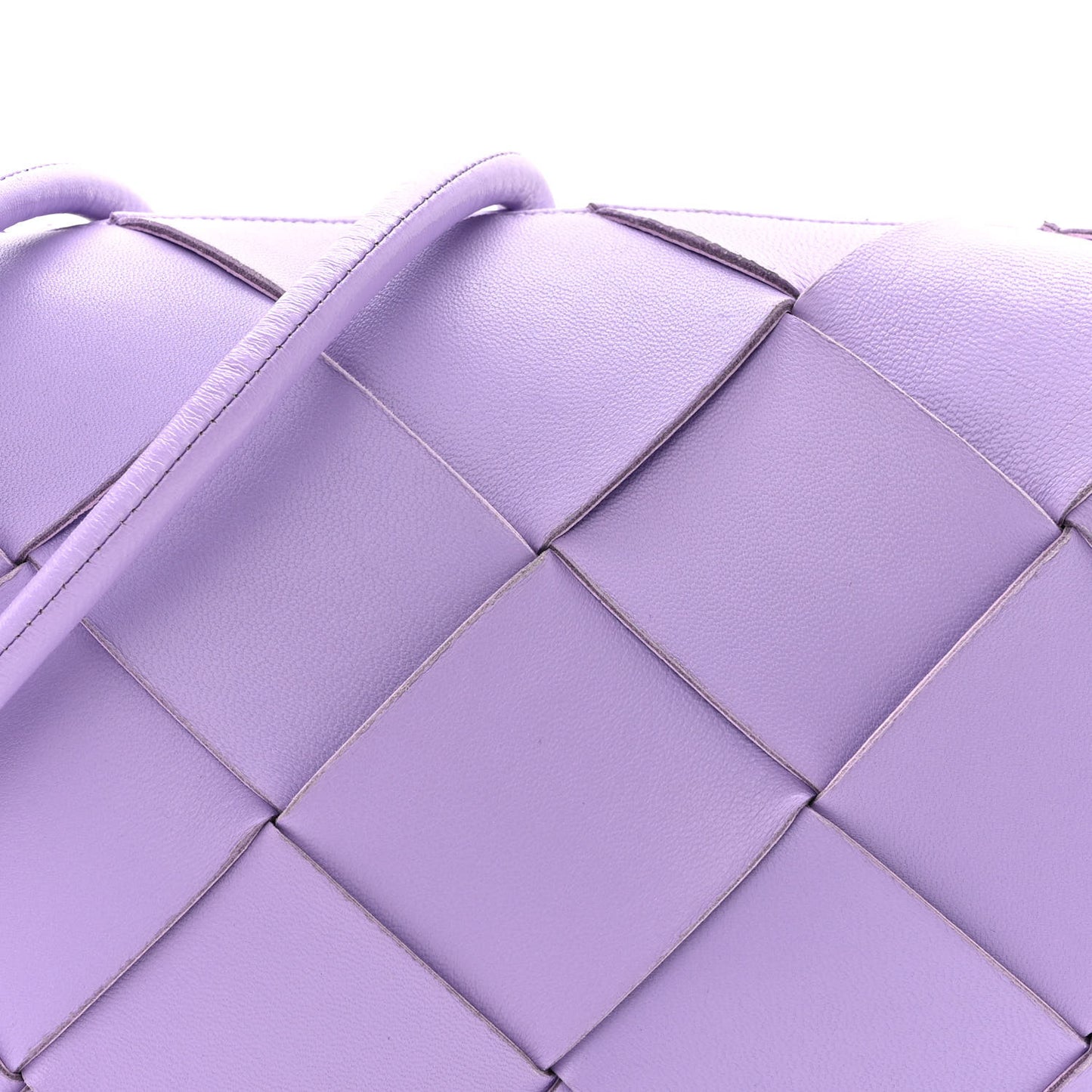 Lambskin Maxi Intrecciato Small Cassette Camera Bag Wisteria