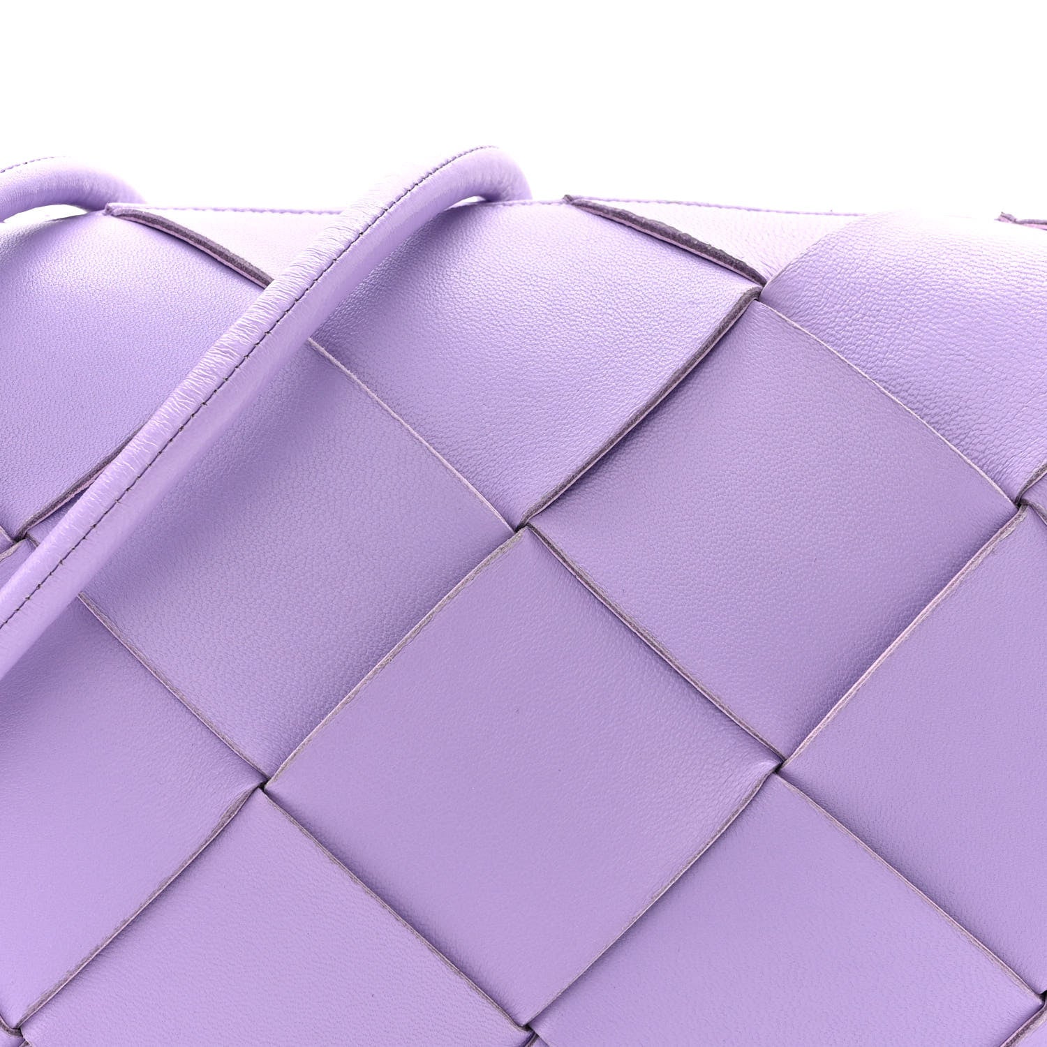 Bottega Veneta Lambskin Maxi Intrecciato Small Cassette Camera Bag Wisteria 7 of 13