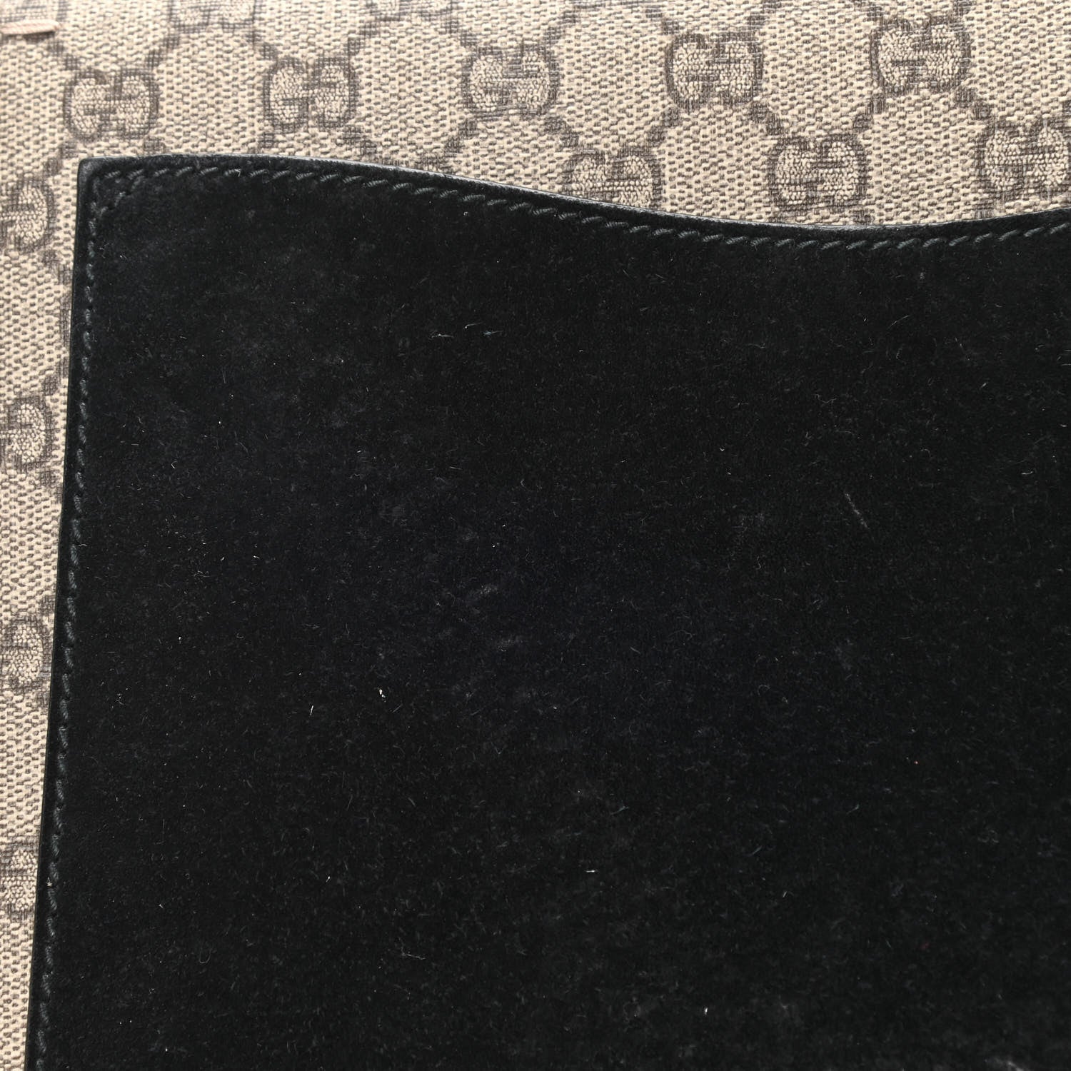 Gucci GG Supreme Monogram Medium Dionysus Shoulder Bag Black 14 of 18