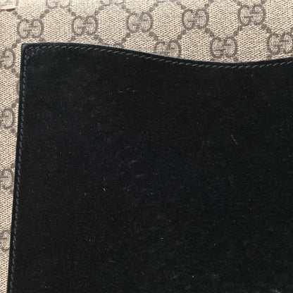 Gucci GG Supreme Monogram Medium Dionysus Shoulder Bag Black 14 of 18