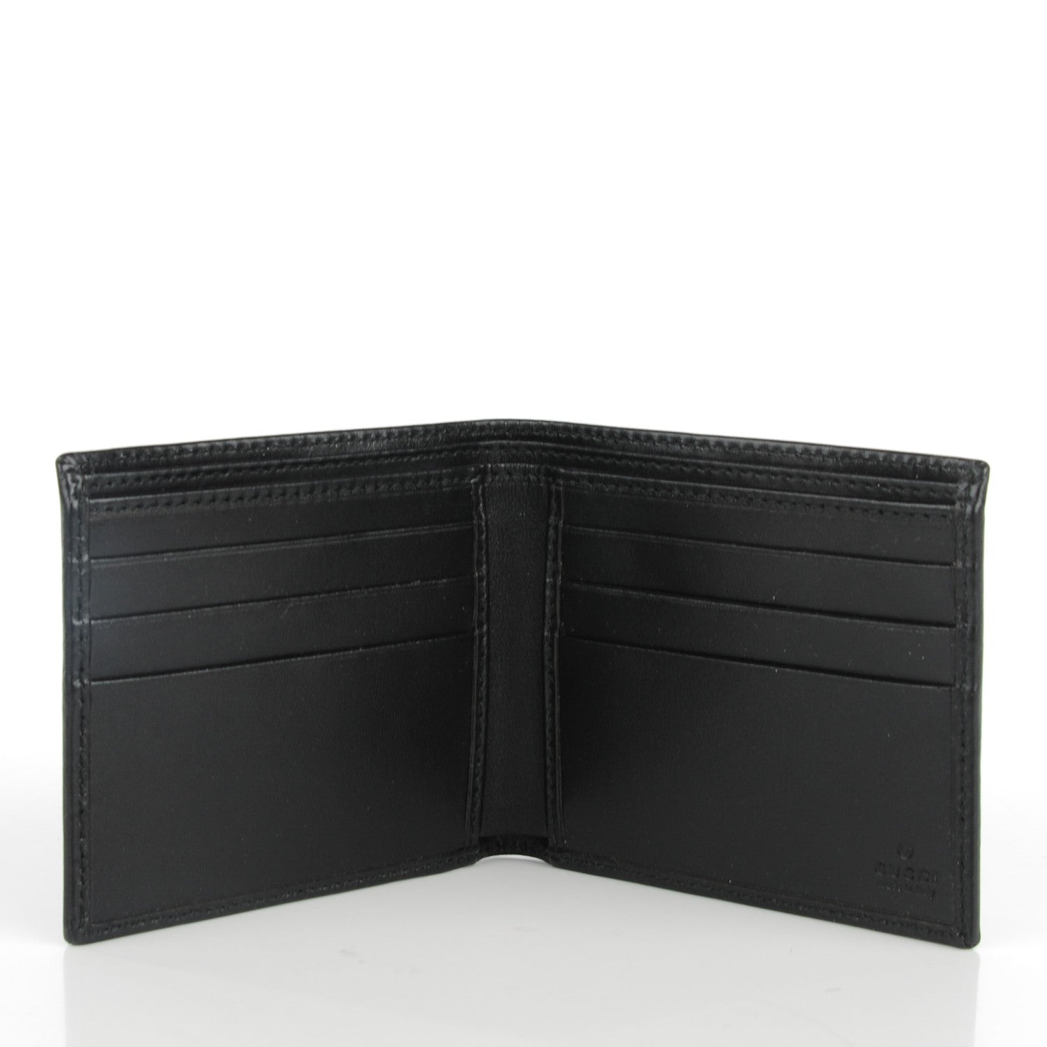 Gucci Imprime Monogram Avel Bi-Fold Wallet Black 5 of 7