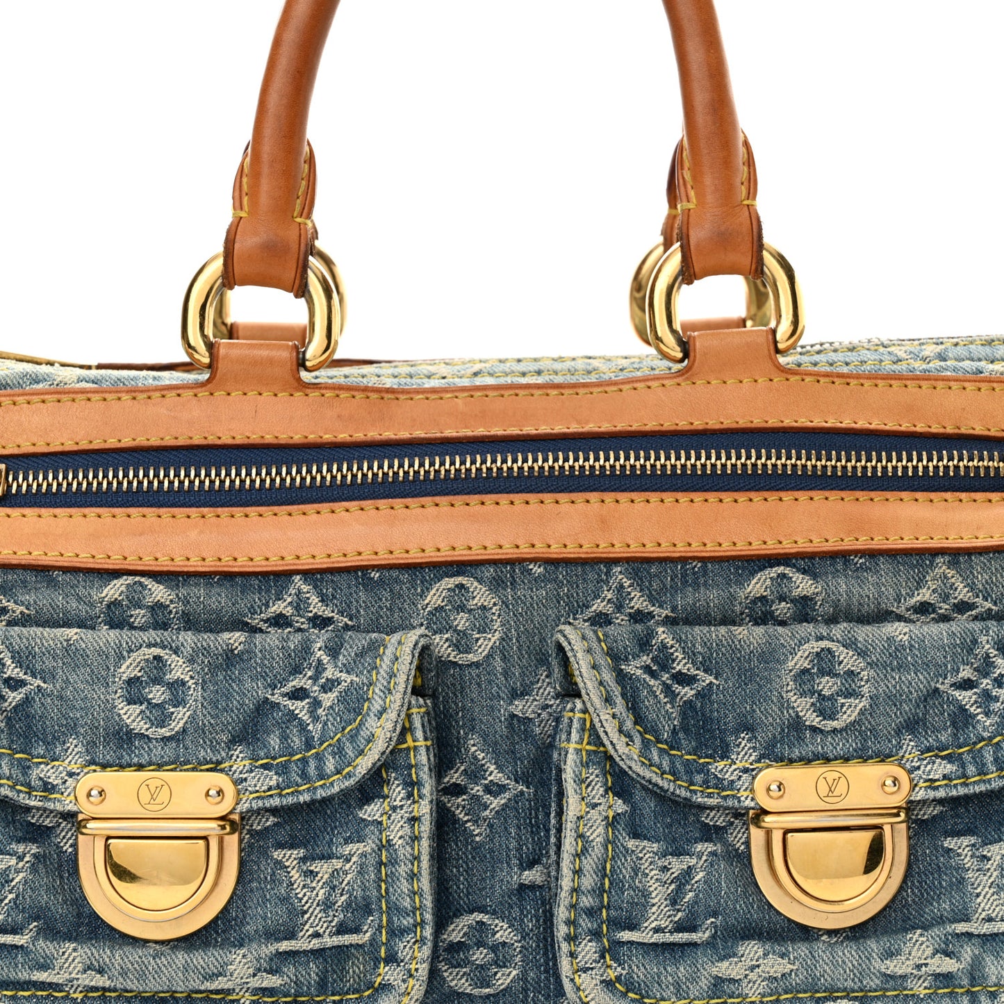 Monogram Denim Neo Speedy Blue